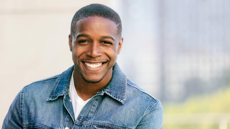 man smiling
